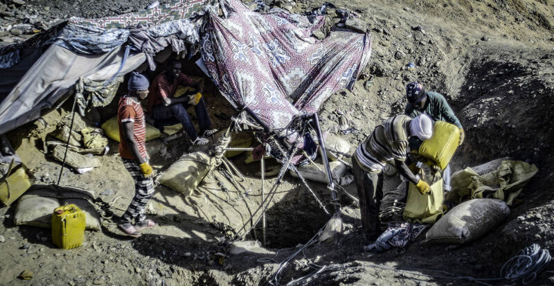 The bedouins do not touch gold