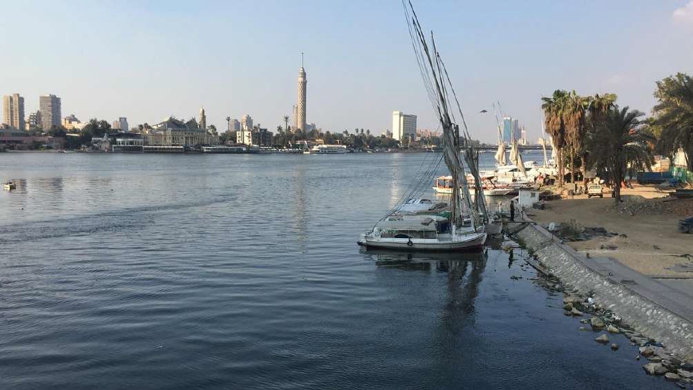 Nile shore close to Cedej